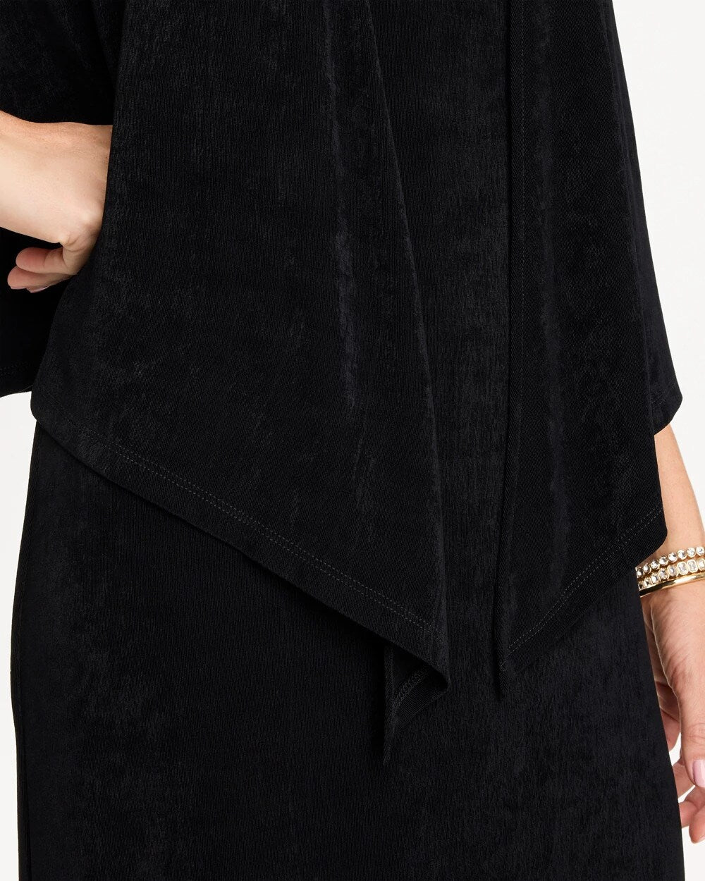 Chico's New - Travelers™ Drape Tie-Front Cardigan Travelers Black