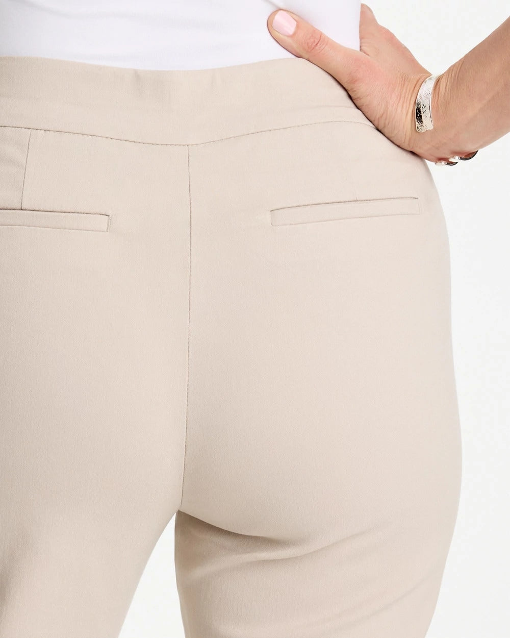 Chico's Great Value - Brigitte™ Slim Pull-On Crop Pant Smokey Taupe