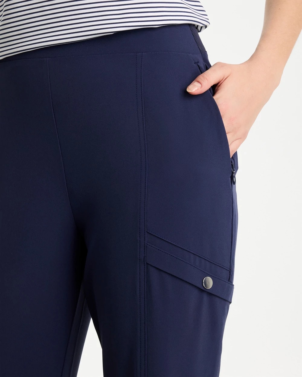 Chico's Classic - Zenergy® UPF Pedal Pusher Pants Passport Blue