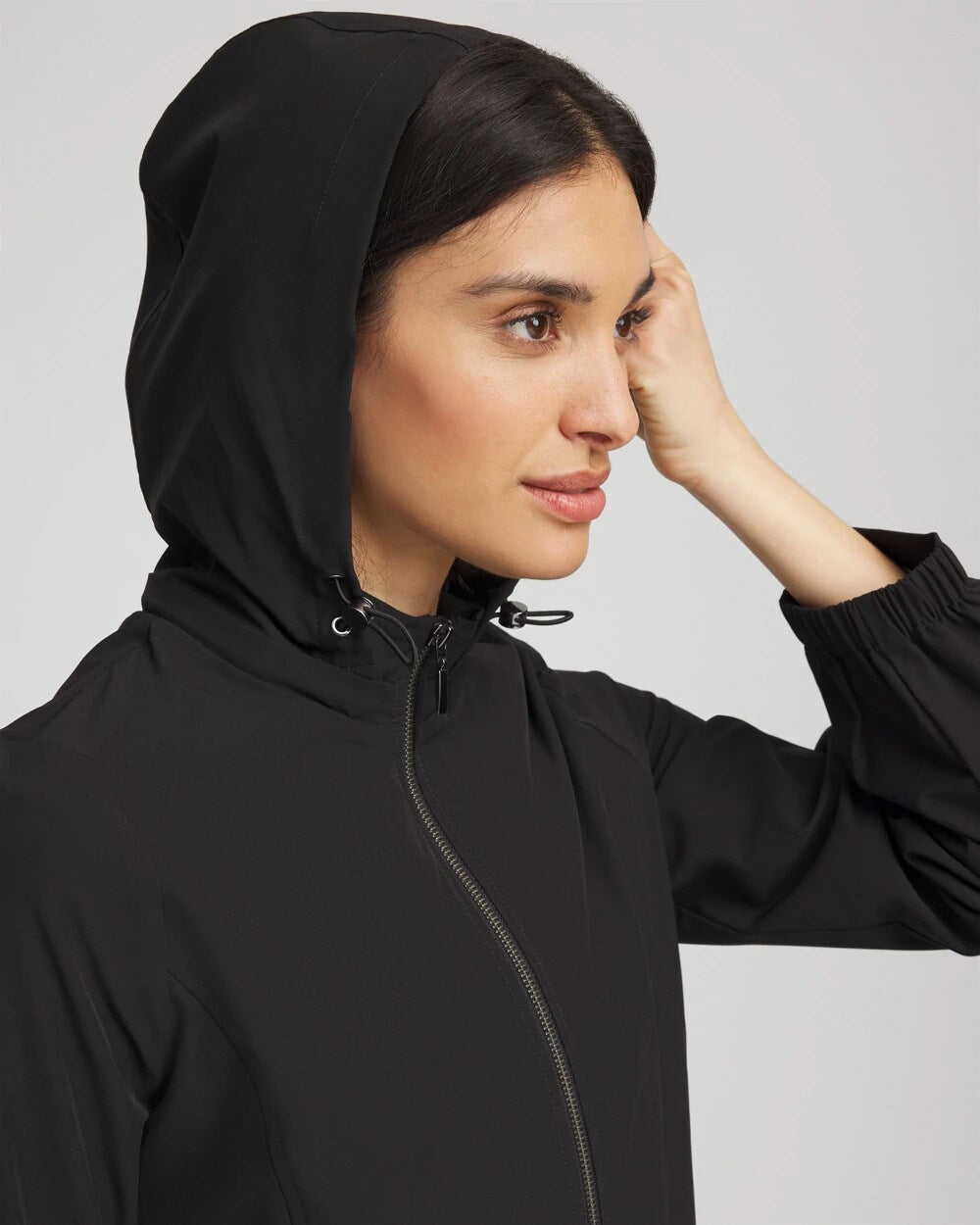 Chico's Discount - Zenergy® UPF Zip Front Jacket Black
