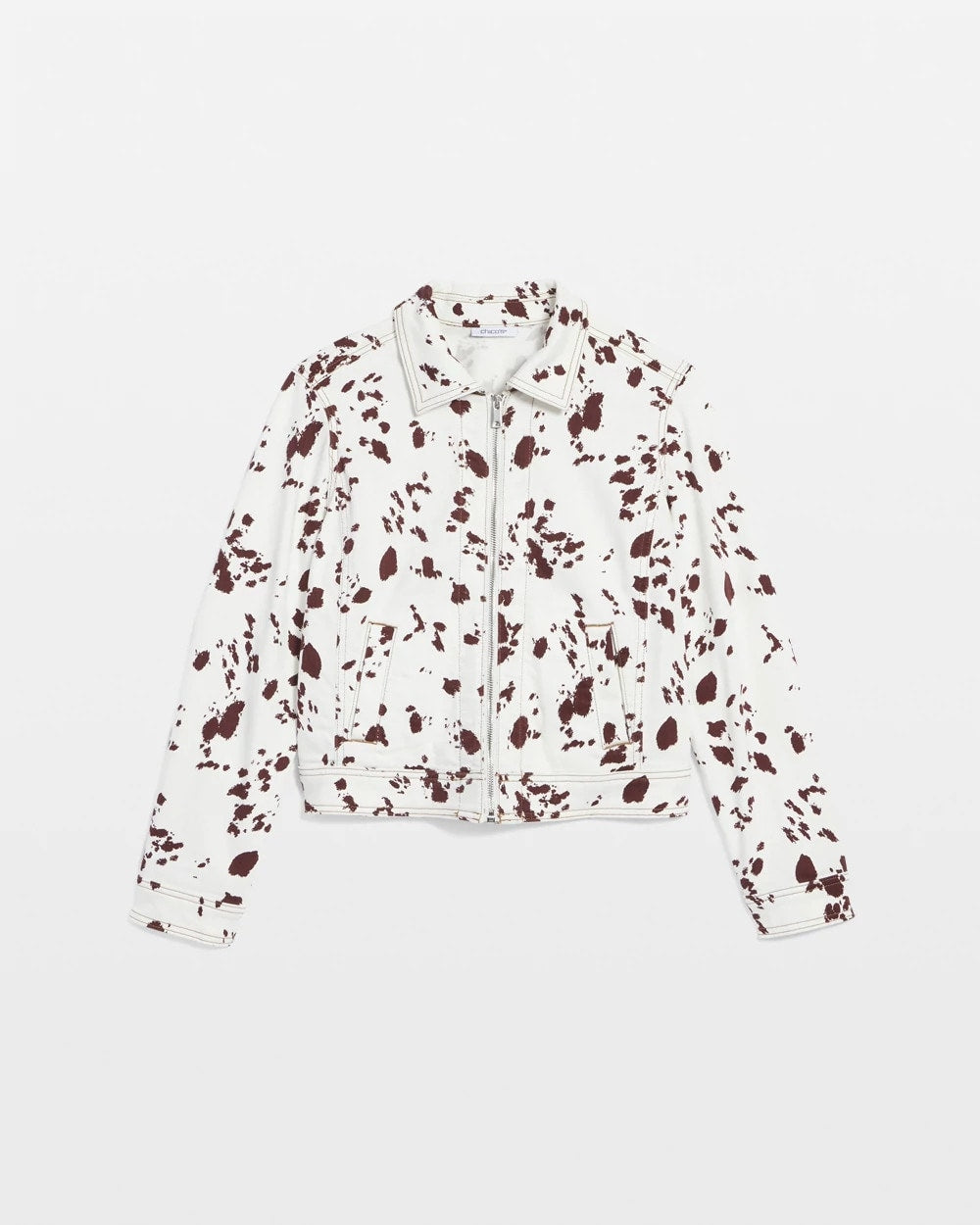 Chico's Customer Favorite - Pampas Pony Denim Jacket Ecru