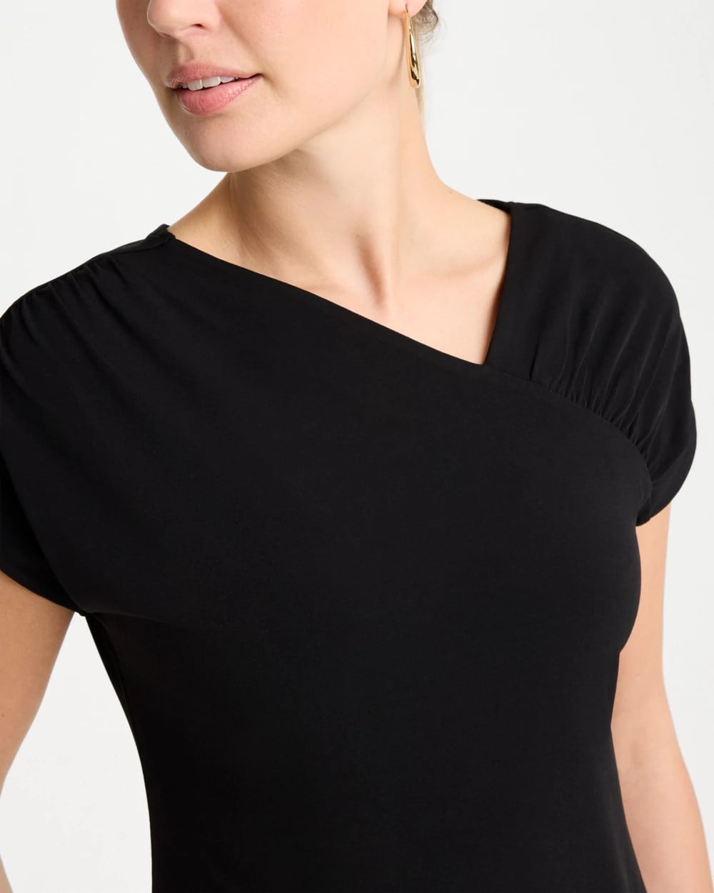 Chico's Everyday - Travelers™ Knit Asymmetrical Top Black