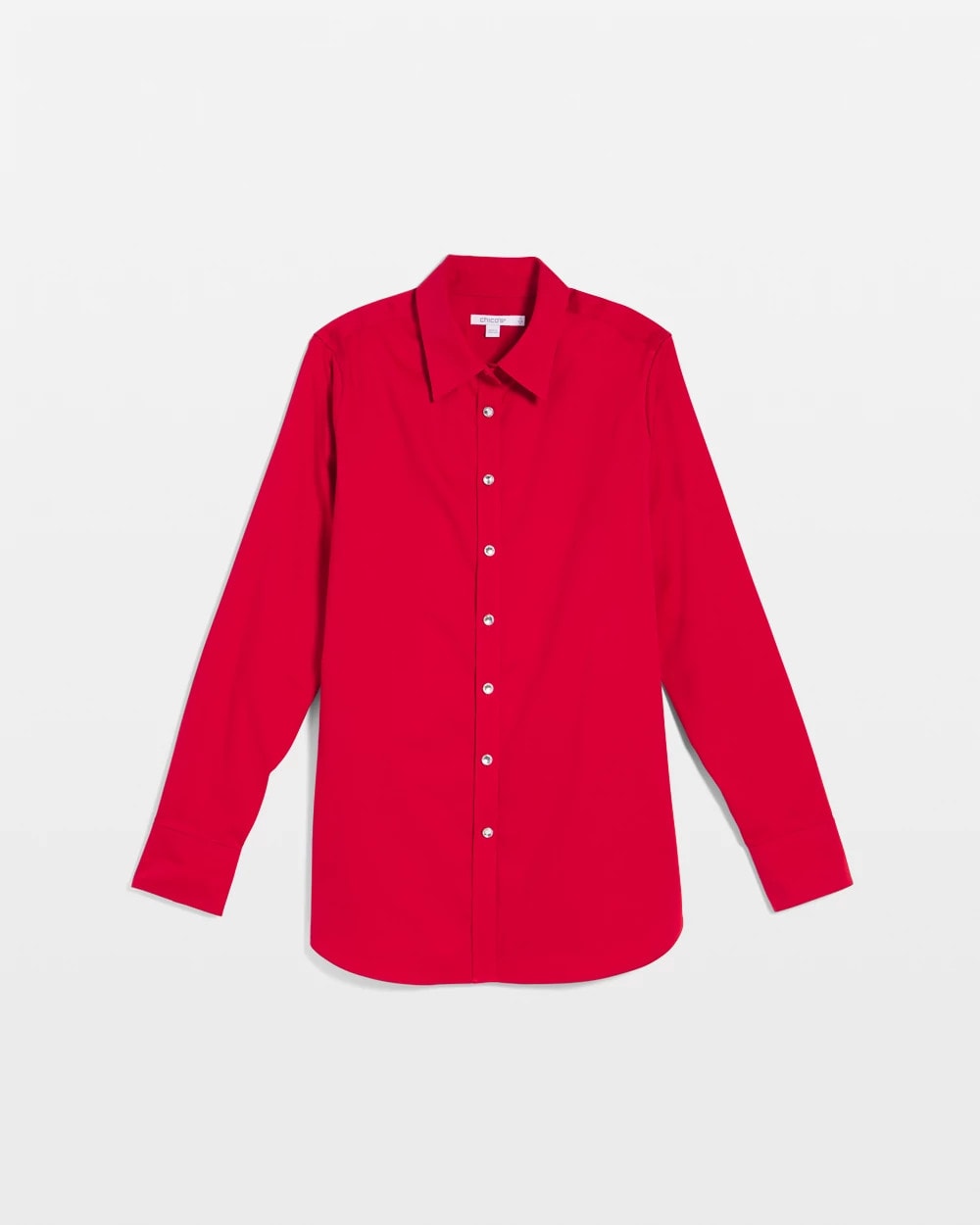Chico's Deals - No Iron™ Rhinestone Button Shirt Carmine Red