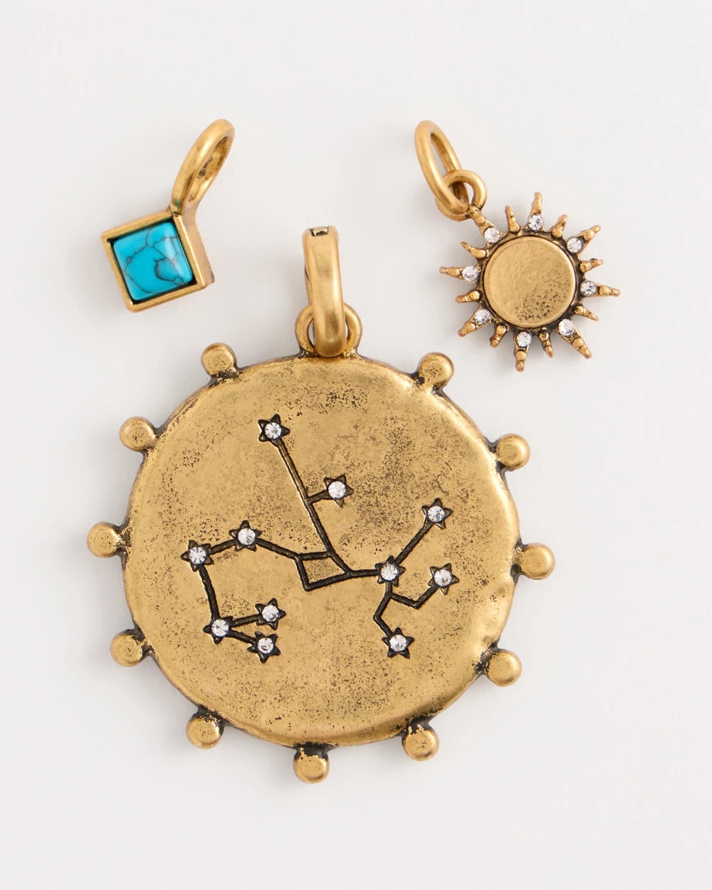 Chico's Trending - Sagittarius Zodiac Charm Pendant Mixed Metals