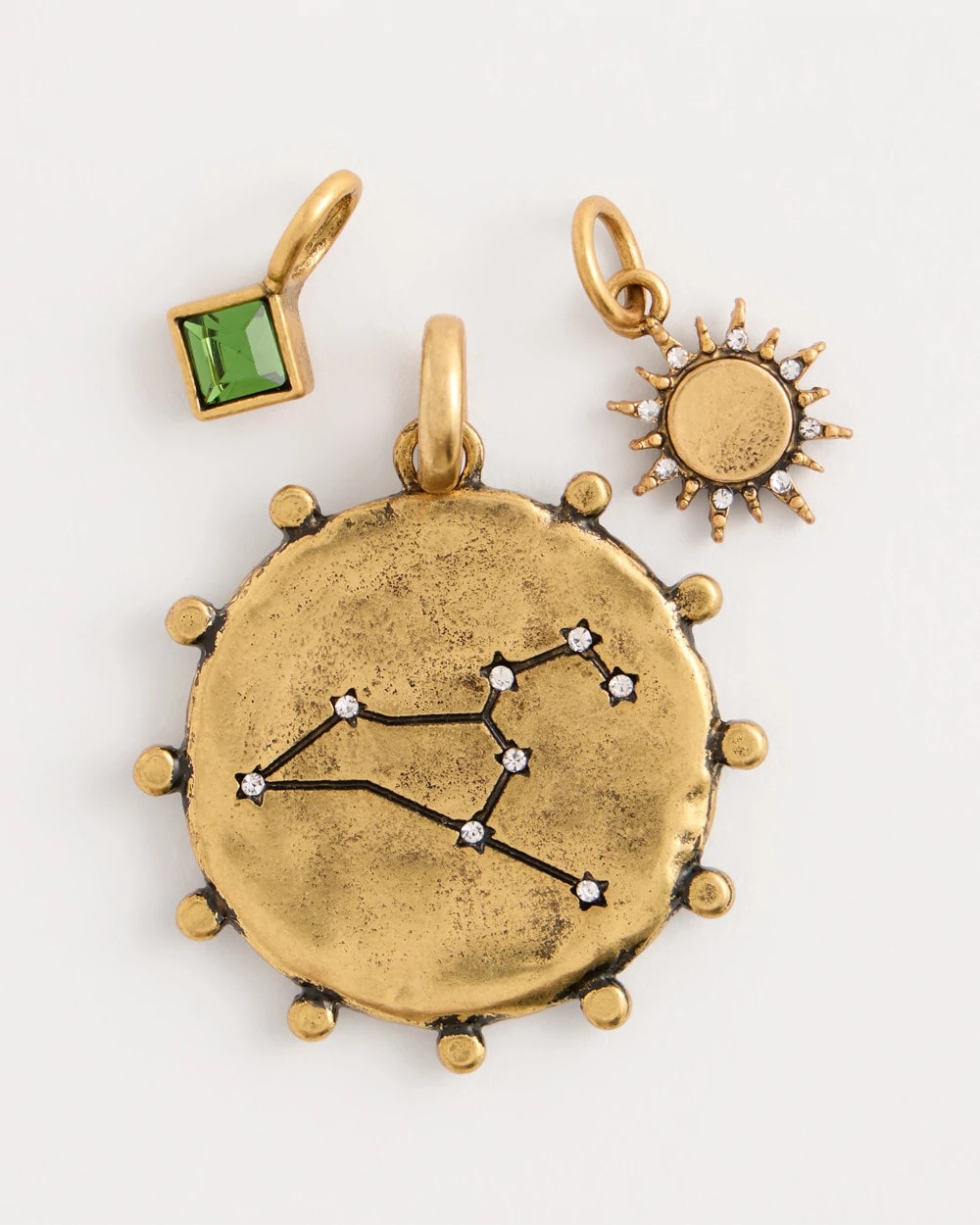 Chico's Classic - Leo Zodiac Charm Pendant Mixed Metals