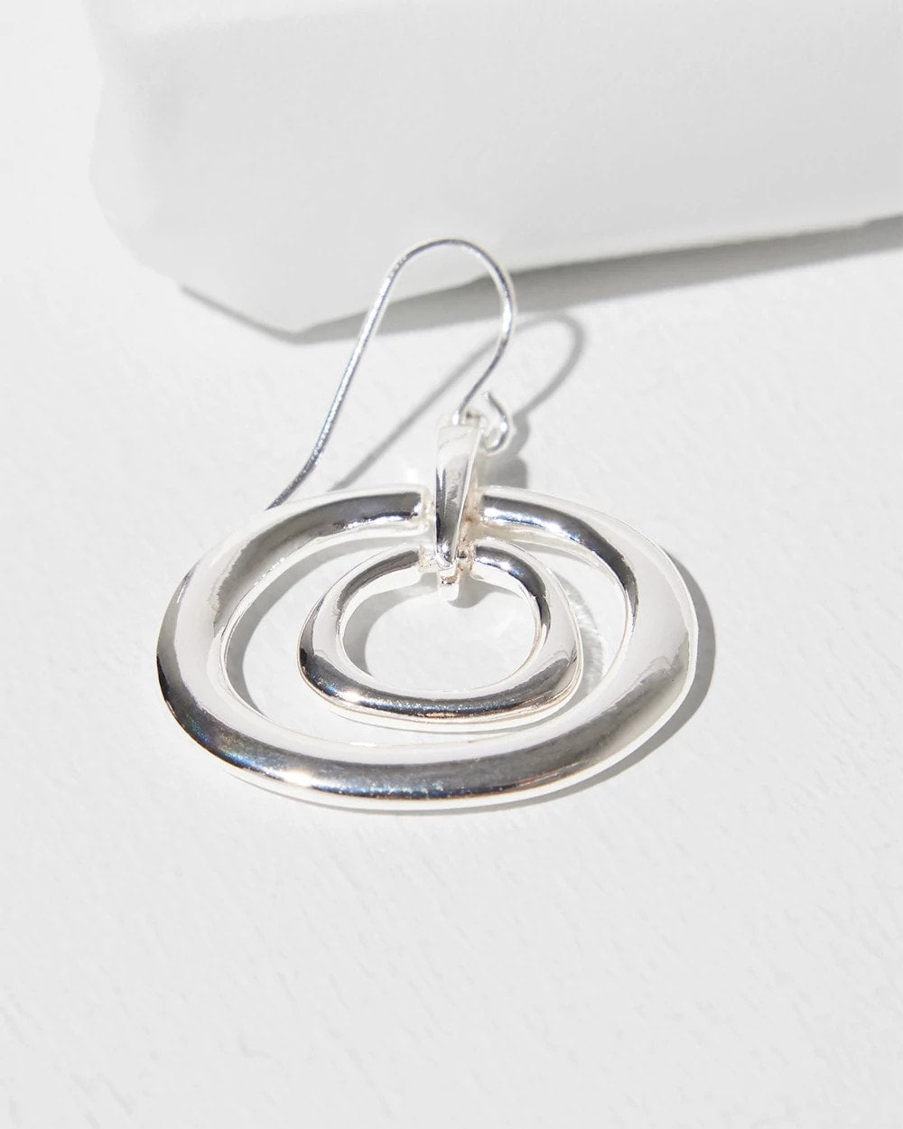 Chico's Best Price - Silver Tone Drop Pendant Earrings Silver