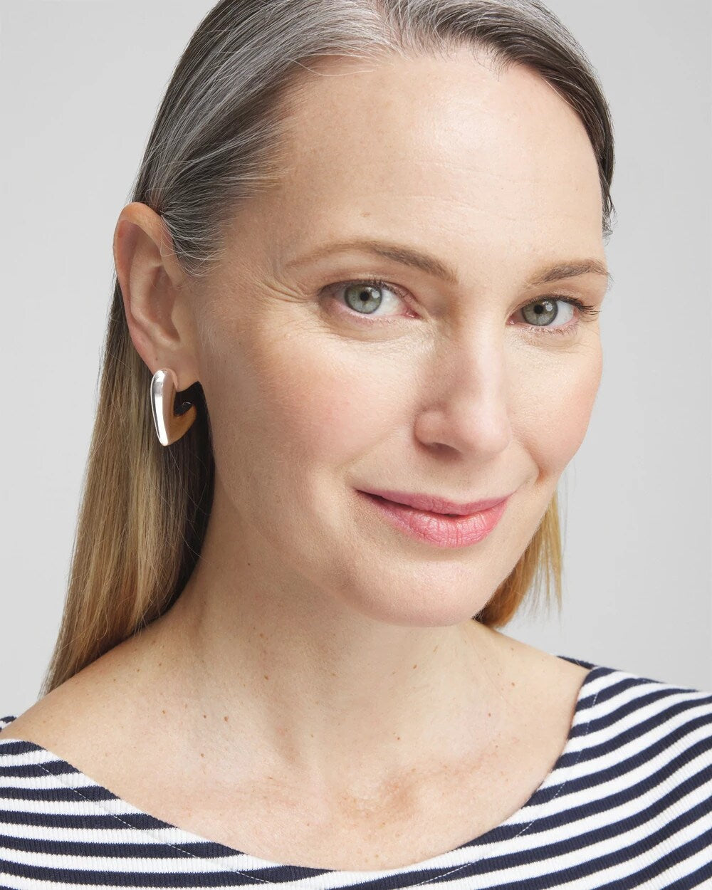 Chico's Popular - No Droop® Silver Tone Mini Hoops Silver