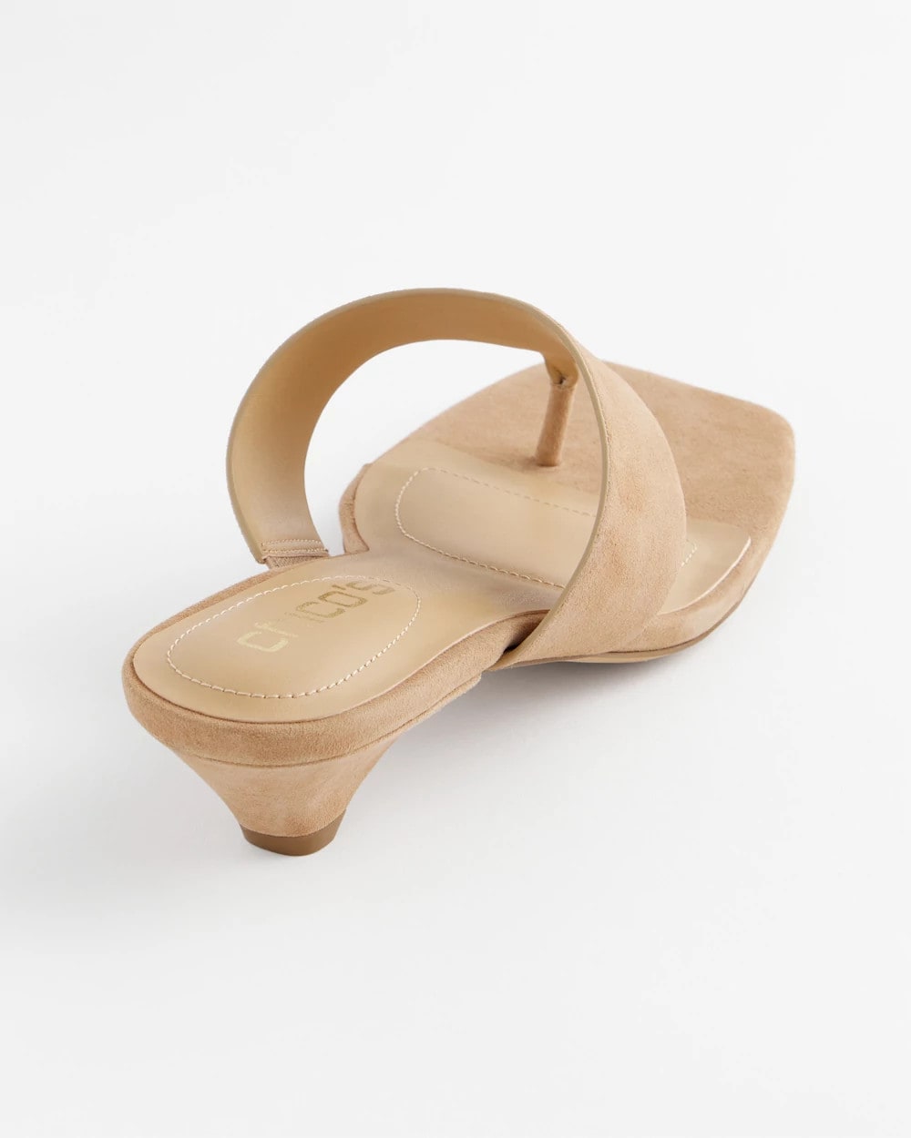 Chico's Premium - Julia Suede Kitten Heel Light Tan