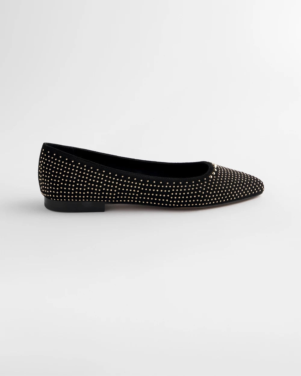 Chico's Value - Suede Studded Flats Black