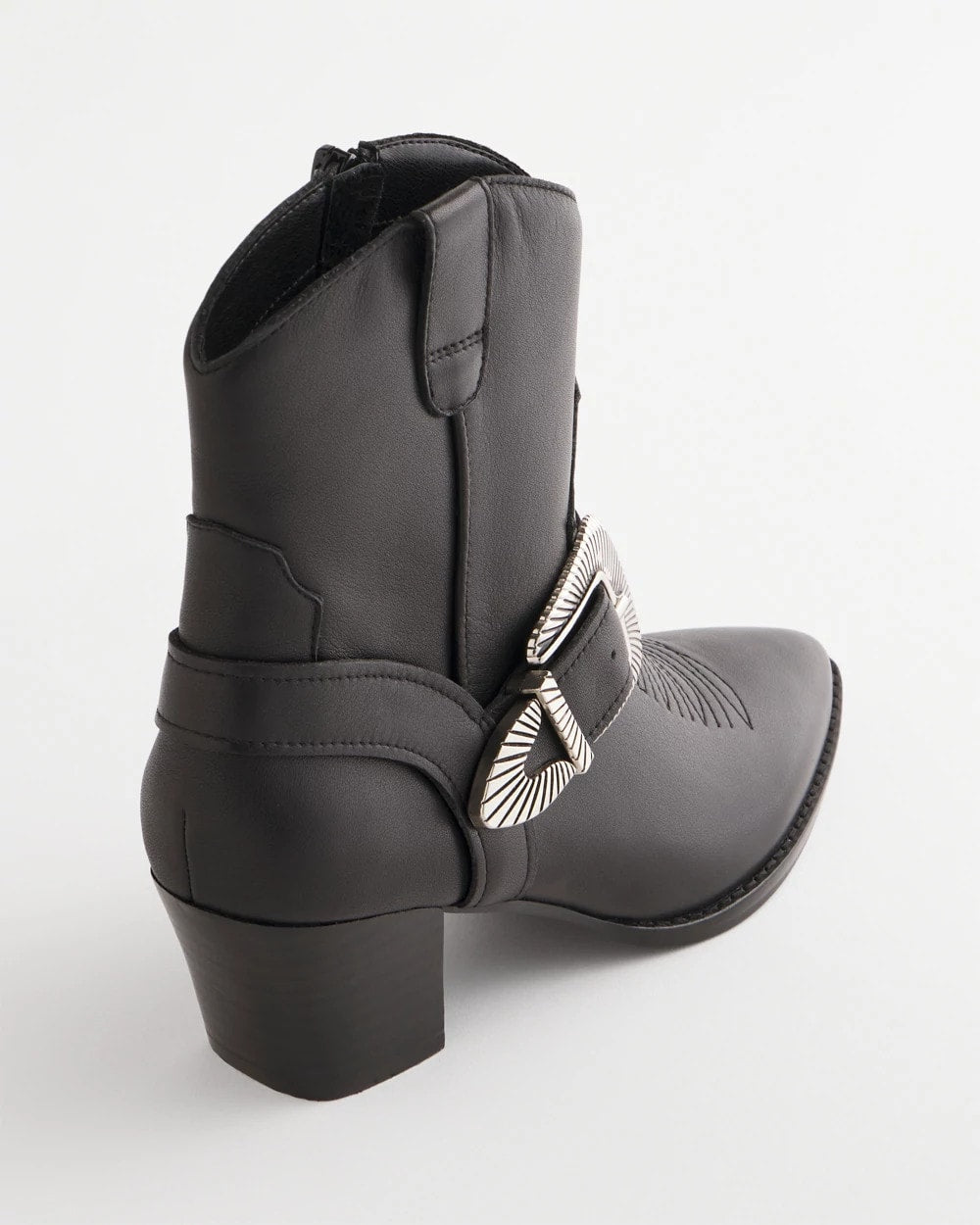 Chico's Classic - Kris Western Buckle Boots Black