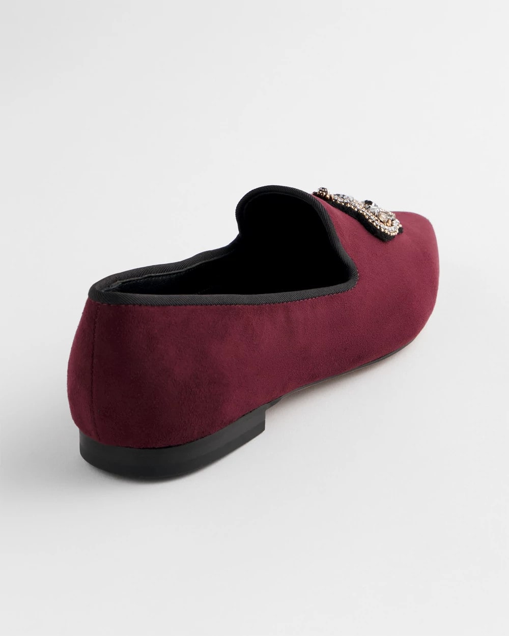 Chico's Great Value - Grace Queen Bee Slip-On Loafers Blackened Burgundy