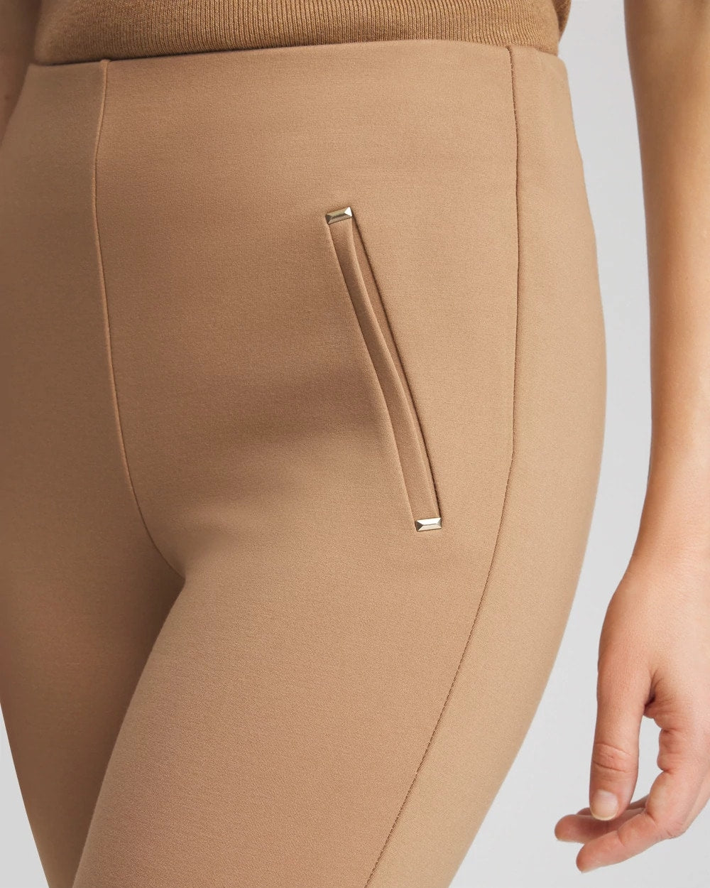 Chico's Recommended - Juliet Slim Trim Detail Pants Caramel Apple
