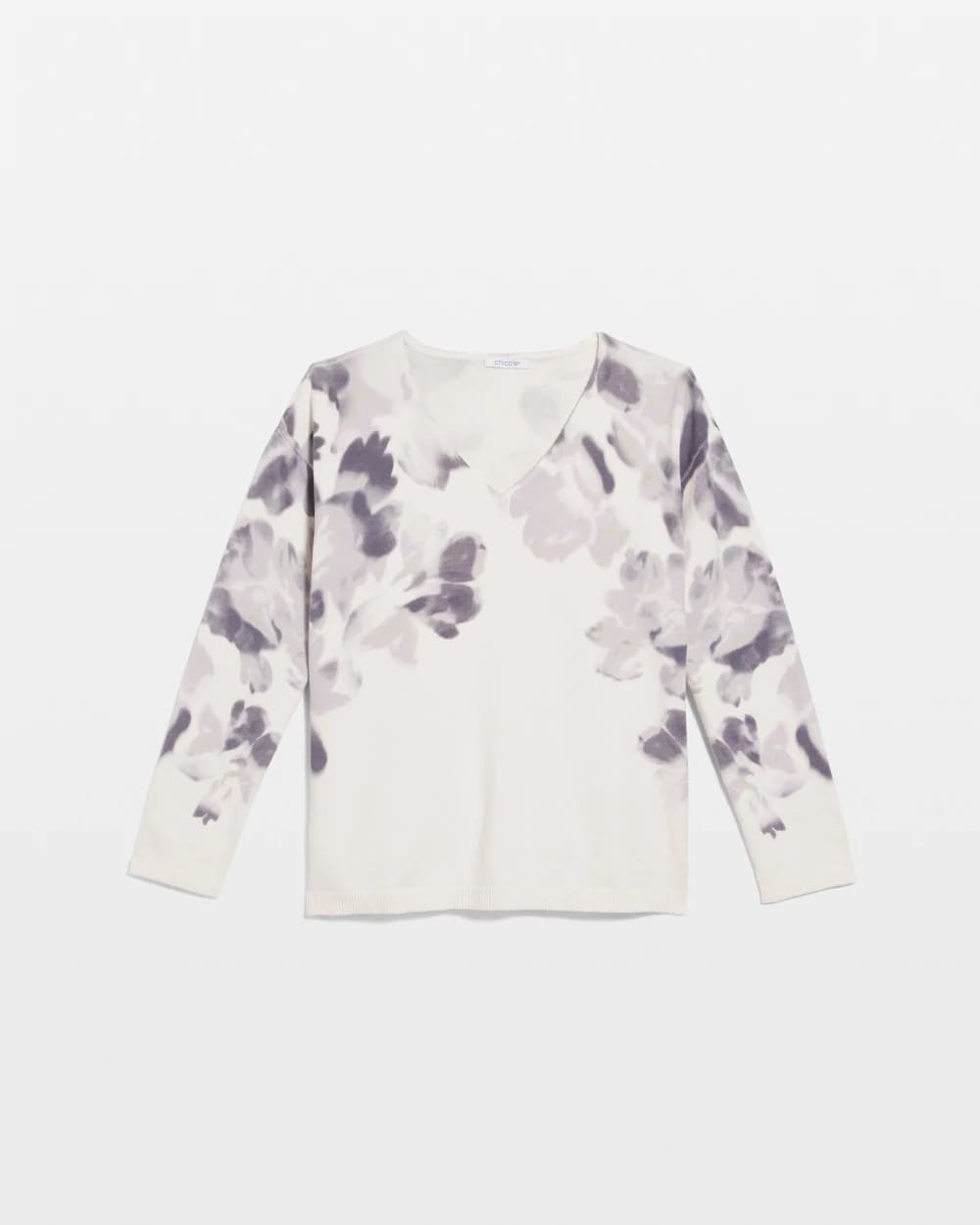 Chico's Classic - Printed V-Neck Sweater Multi