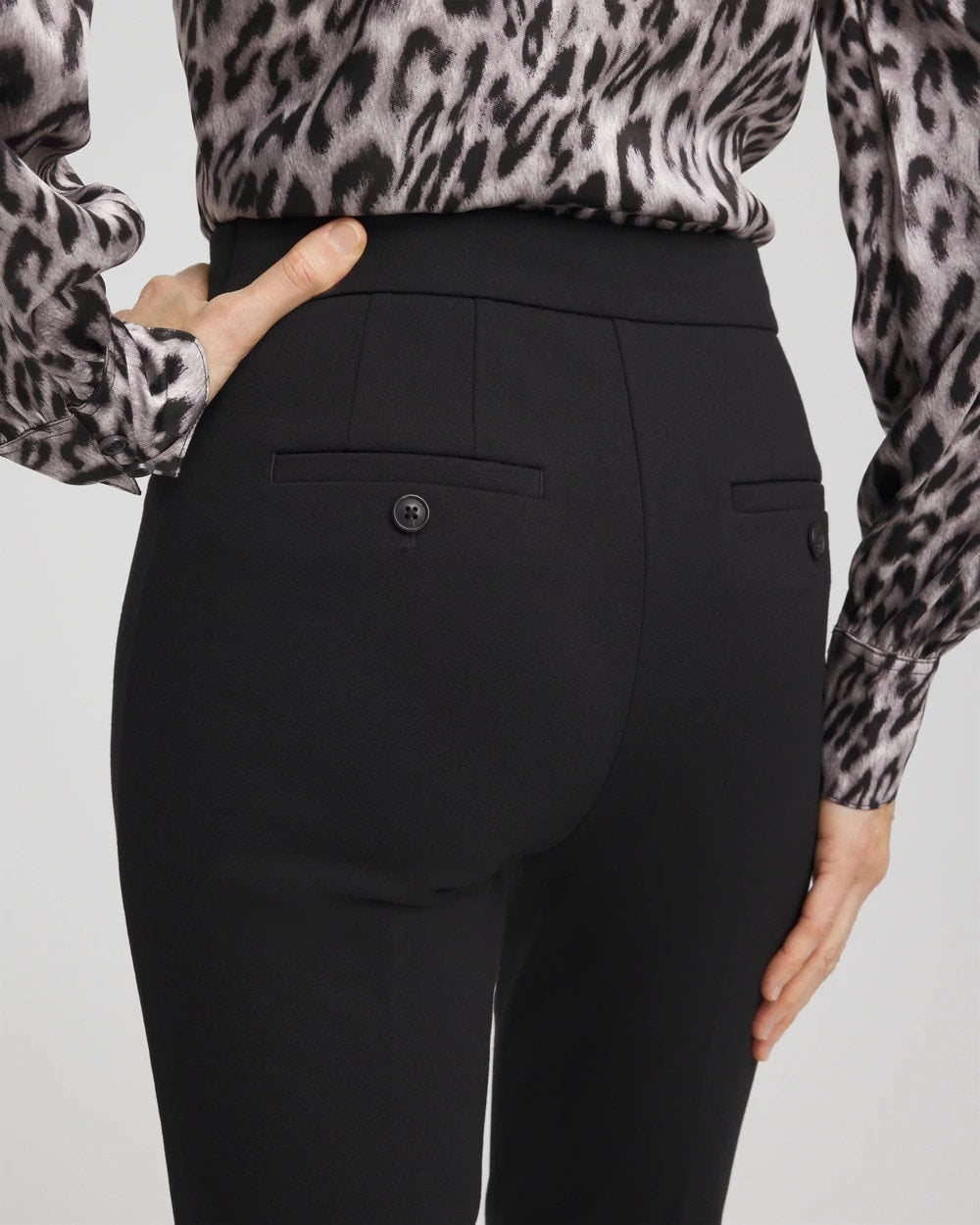 Chico's Popular - Emme Skinny Ponte Ankle Pants Black