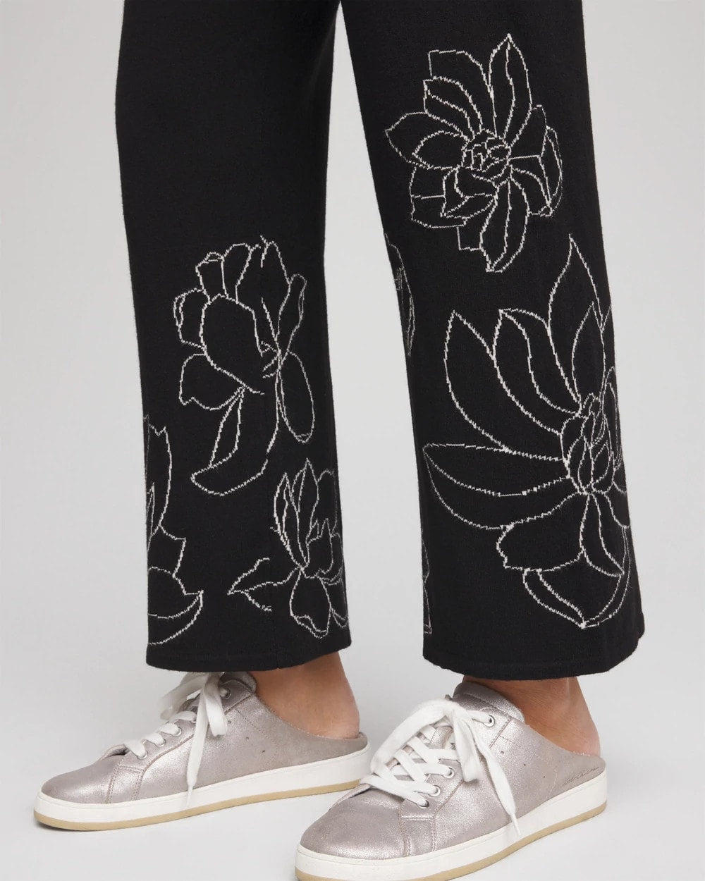 Chico's Classic - Zenergy® Luxe Intarsia Pants Black