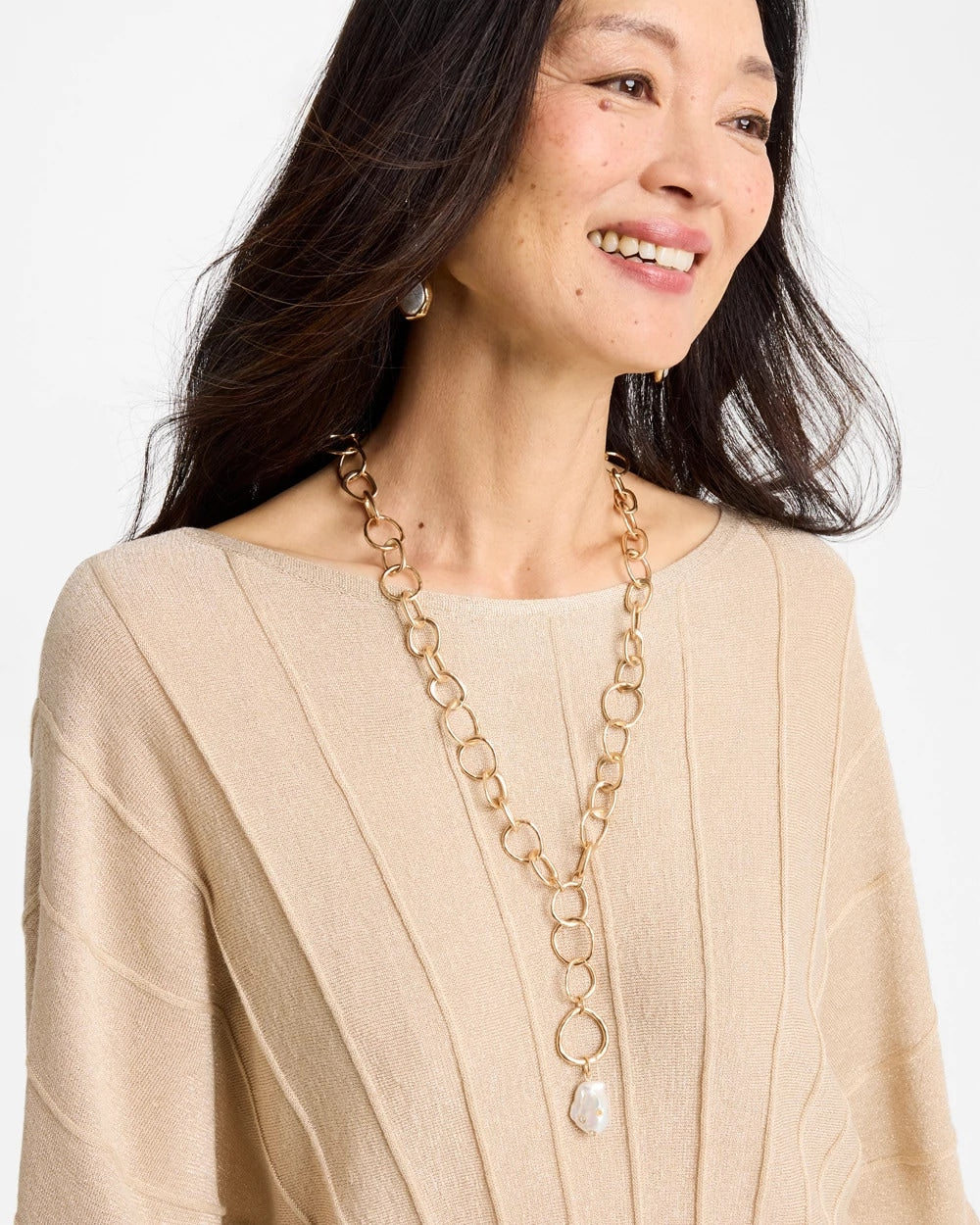 Chico's Exclusive - Pearl Y-Necklace Pearl