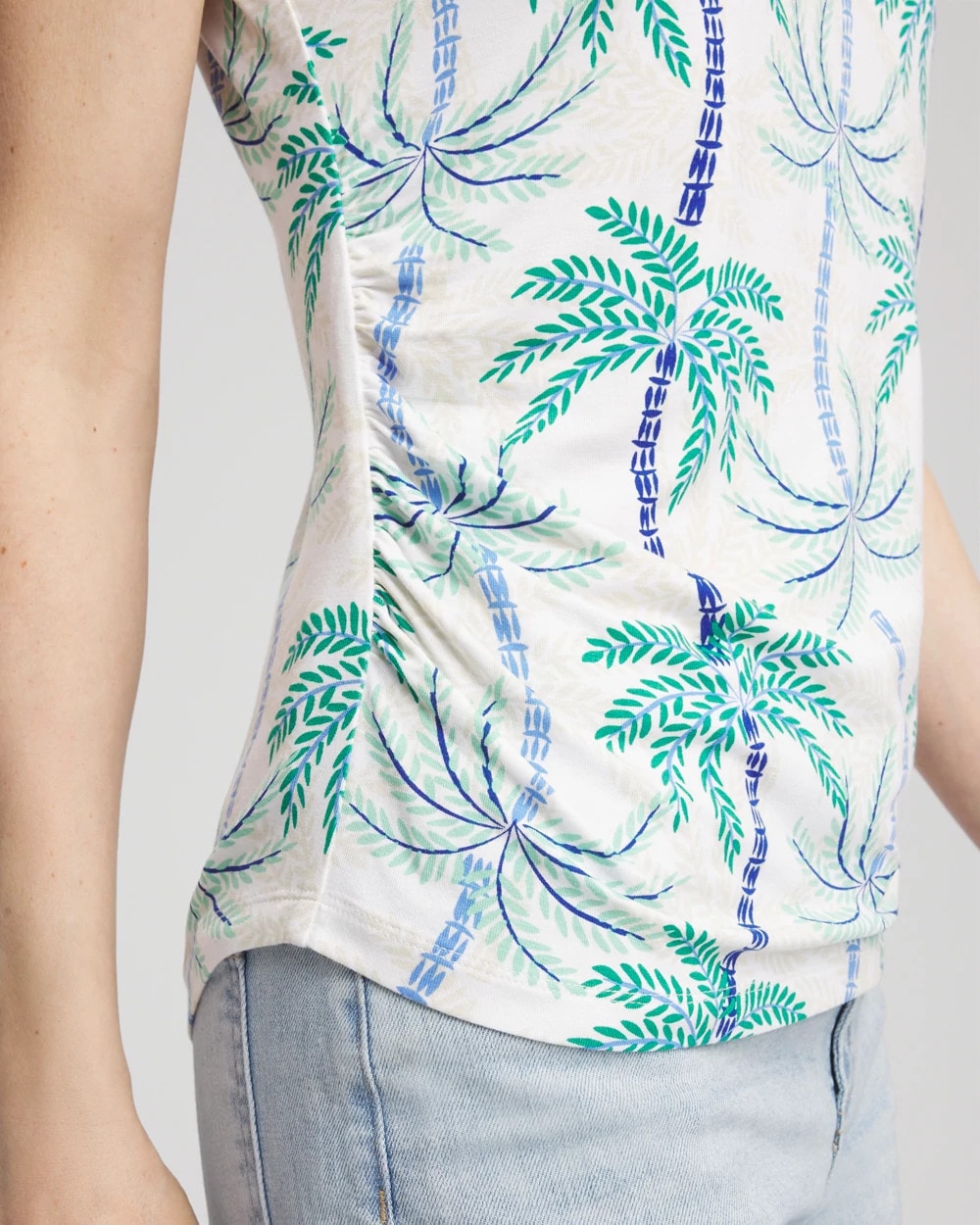 Chico's Value - Cap Sleeve Dolman Tee Alabaster