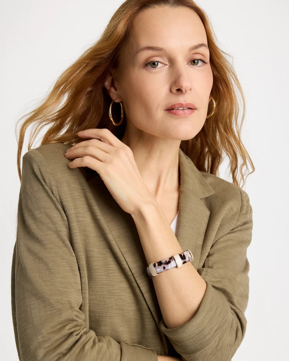 Chico's Best Price - Tortoise Spider Lily Stretch Bangle Neutral