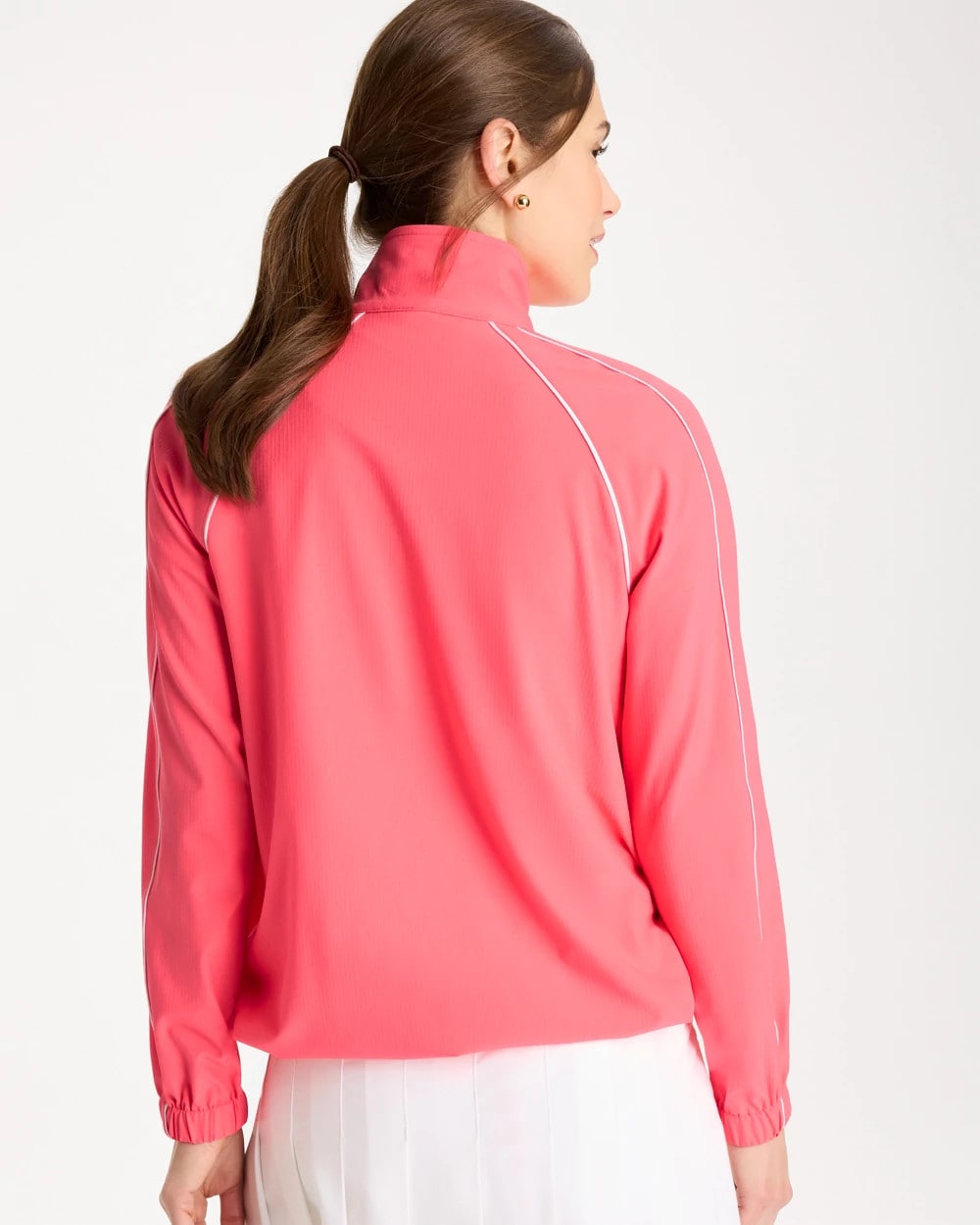 Chico's Premium - Zenergy® Ripstop Piping Jacket Calypso Coral