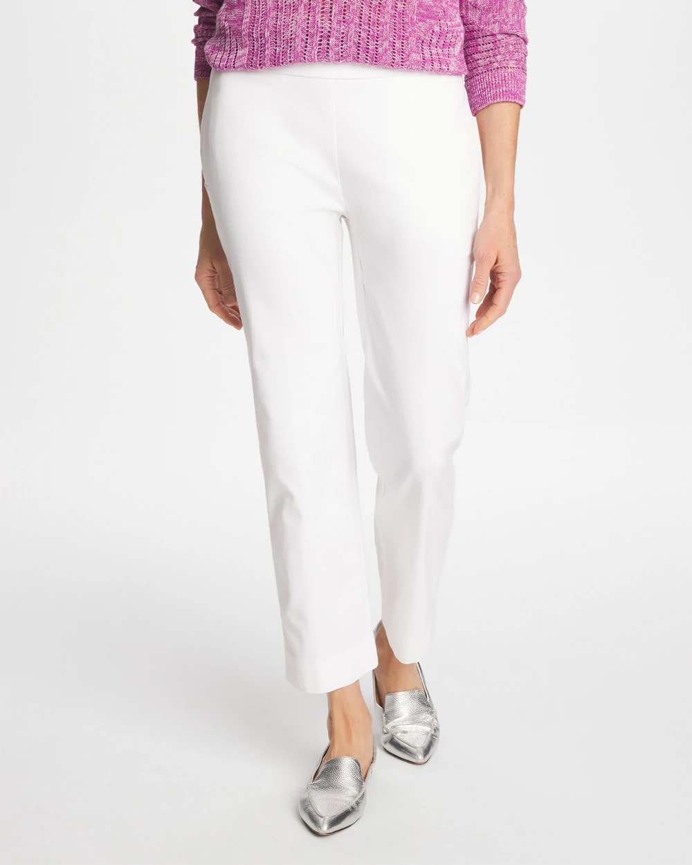 Chico's Exclusive - Brigitte™ Straight Crop Alabaster