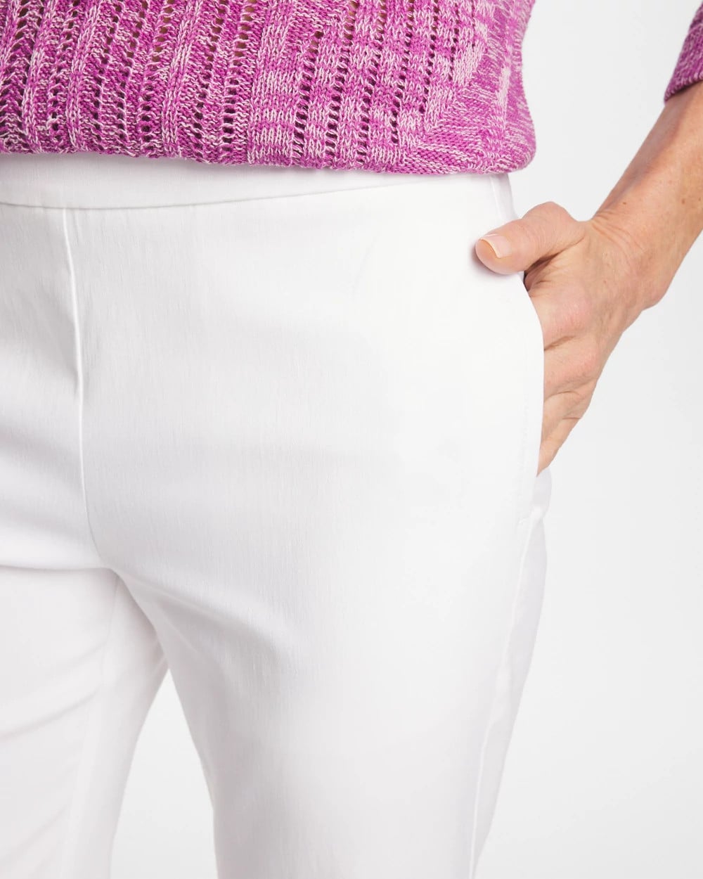 Chico's Exclusive - Brigitte™ Straight Crop Alabaster