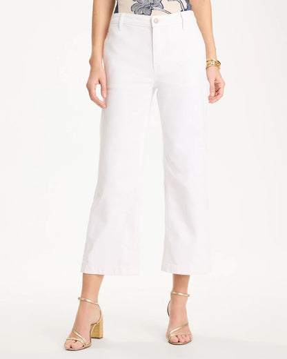 Chico's Smart Buy - Straight Crop White Trouser Jeans Alabaster