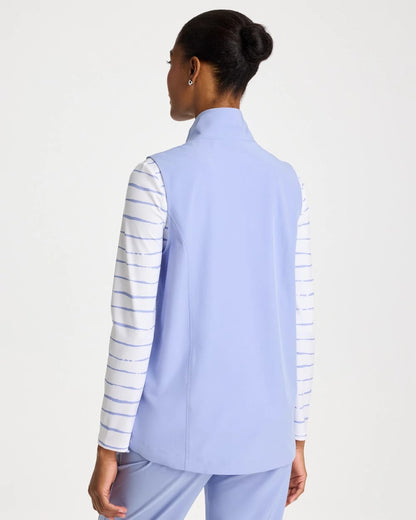 Chico's Best Seller - Zenergy® UPF Caviar Vest Blue Muse