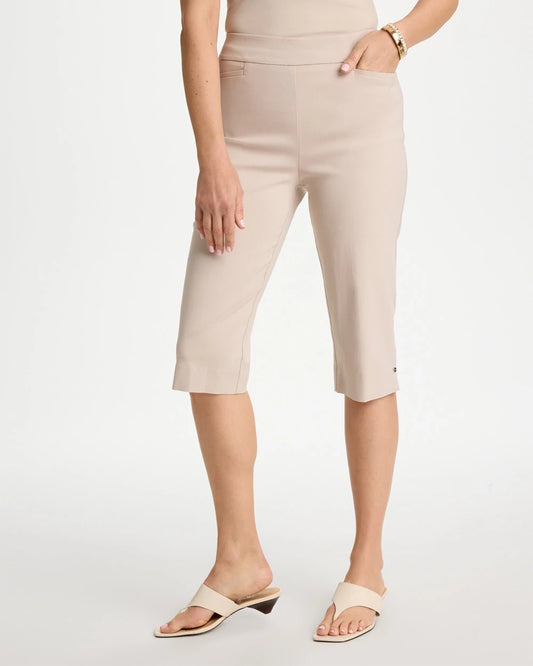 Chico's Popular - Brigitte™ Slim Rivet Pull-On Capri Pant Smokey Taupe