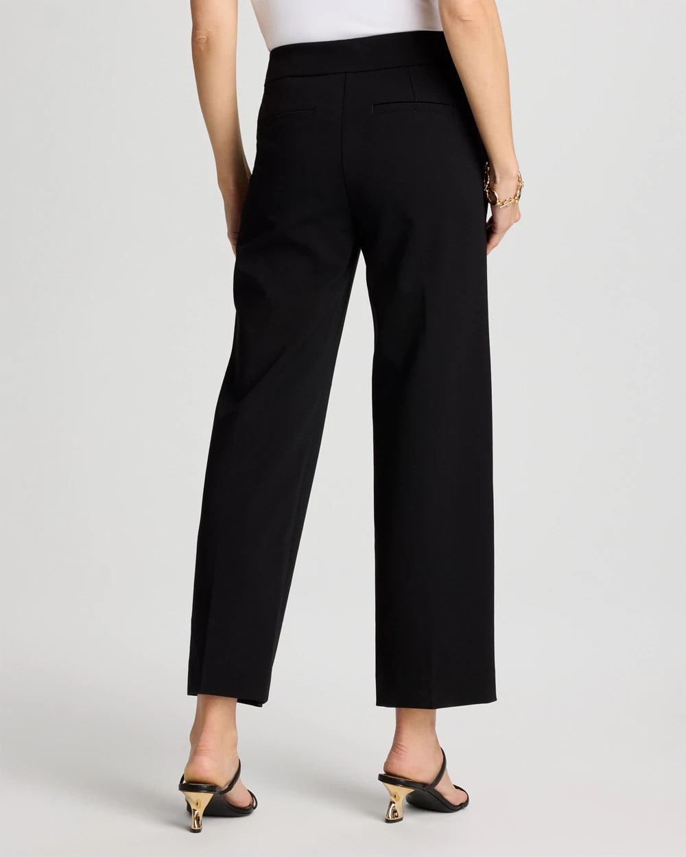 Chico's Best Price - Juliet Lightweight Straight Crop Pants Black