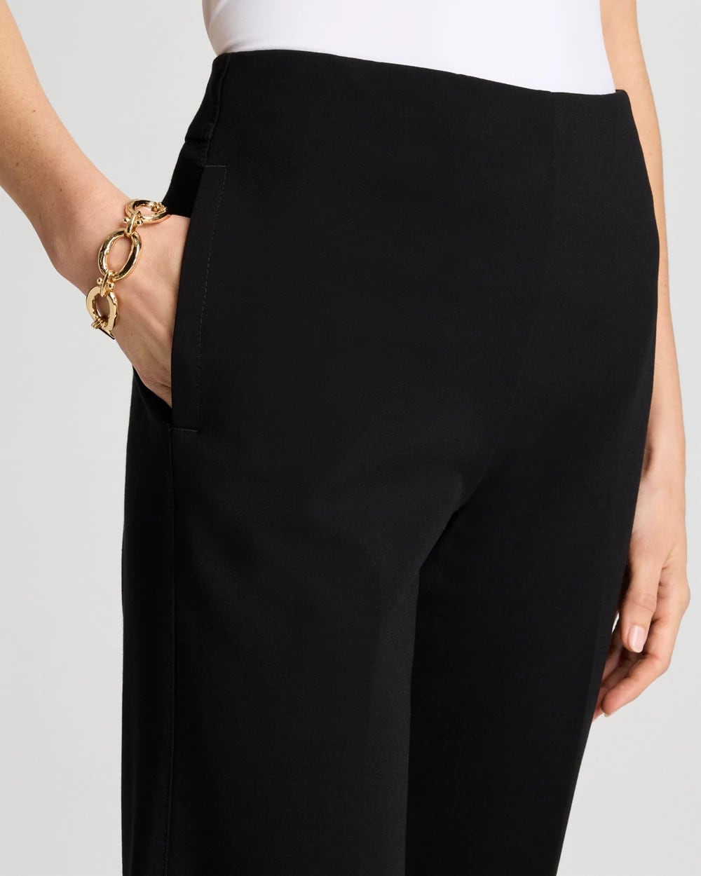 Chico's Best Price - Juliet Lightweight Straight Crop Pants Black