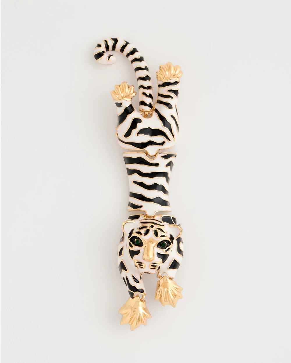 Chico's Special Offer - Tiger Brooch Black/White