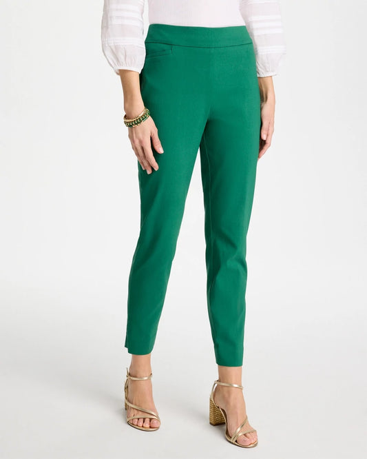 Chico's Trending - Brigitte™ Slim Pull-On Ankle Pants Hunter Green