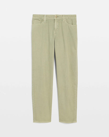 Chico's Best Seller - Boyfriend Relaxed Crop Jeans Seagrass Green