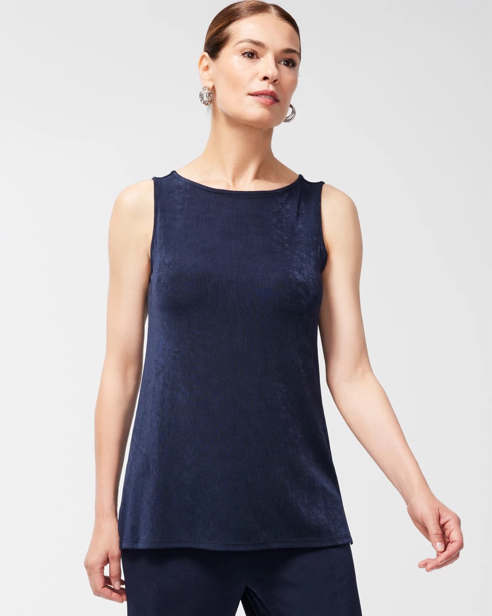 Chico's Recommended - Travelers™ Classic Side-Slit Tank Travelers India Ink