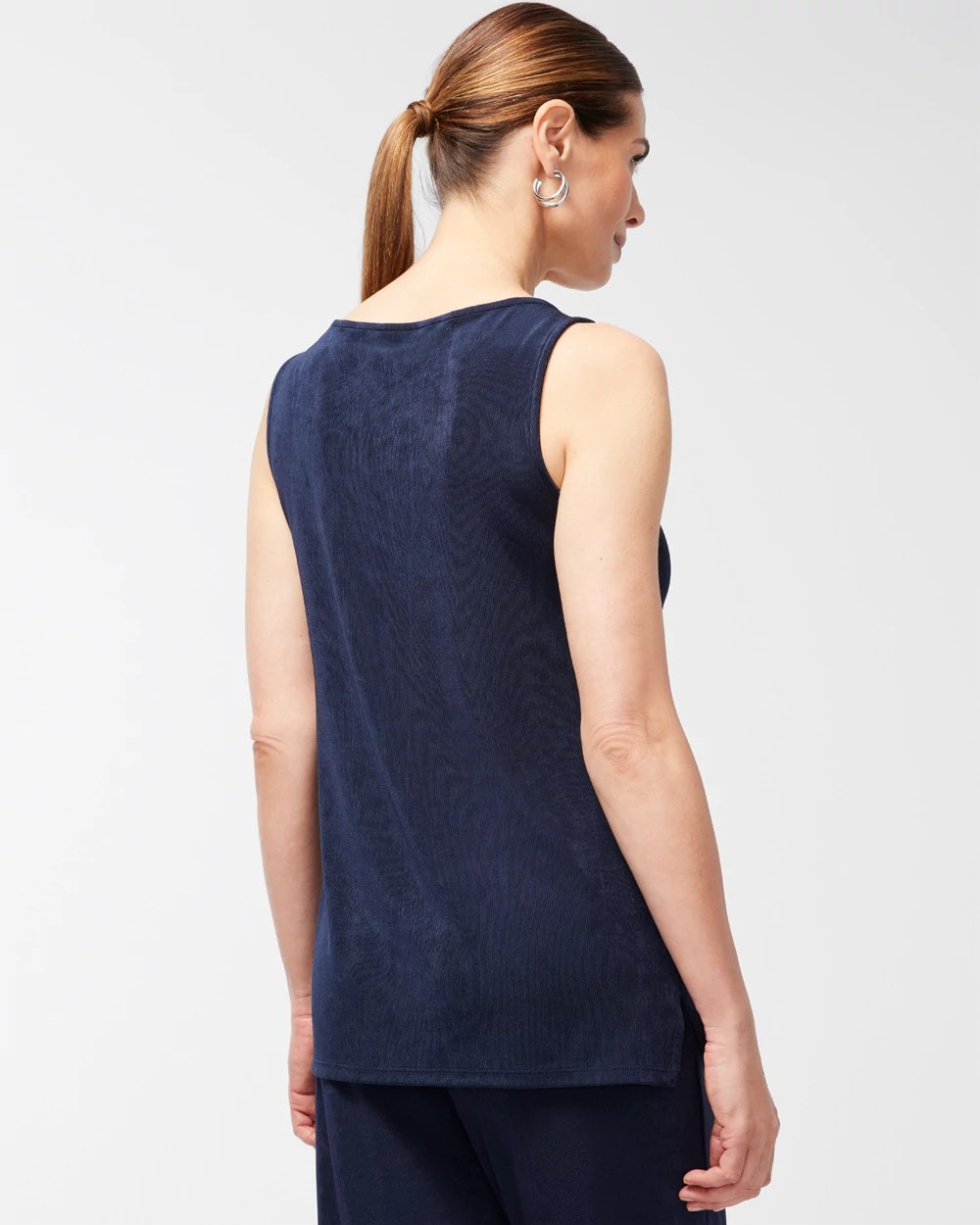 Chico's Recommended - Travelers™ Classic Side-Slit Tank Travelers India Ink