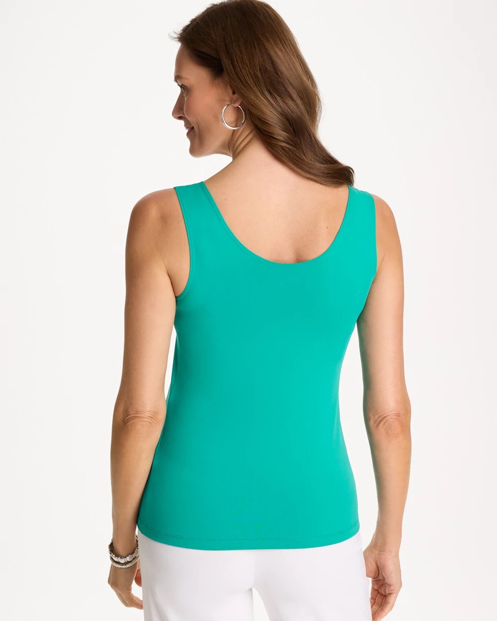 Chico's Exclusive - Microfiber Tank Topanga Green