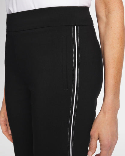Chico's Best Price - Brigitte™ Piped Straight Cropped Pants Black