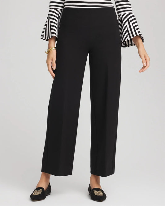 Chico's Popular - Juliet Slim Wide-Leg Cropped Pants Black