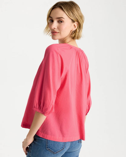 Chico's Smart Buy - Cotton Voile Blouse Calypso Coral
