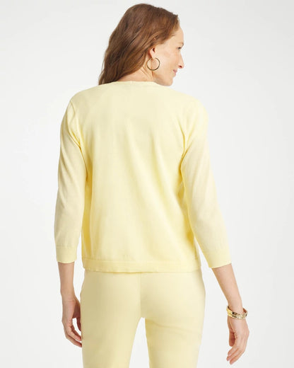 Chico's Best Seller - Summer Romance Cardigan Golden Haze