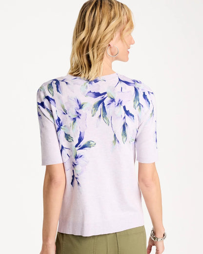 Chico's Hot Sale - Ella Short-Sleeve Orchid Sweater Orchid Mist