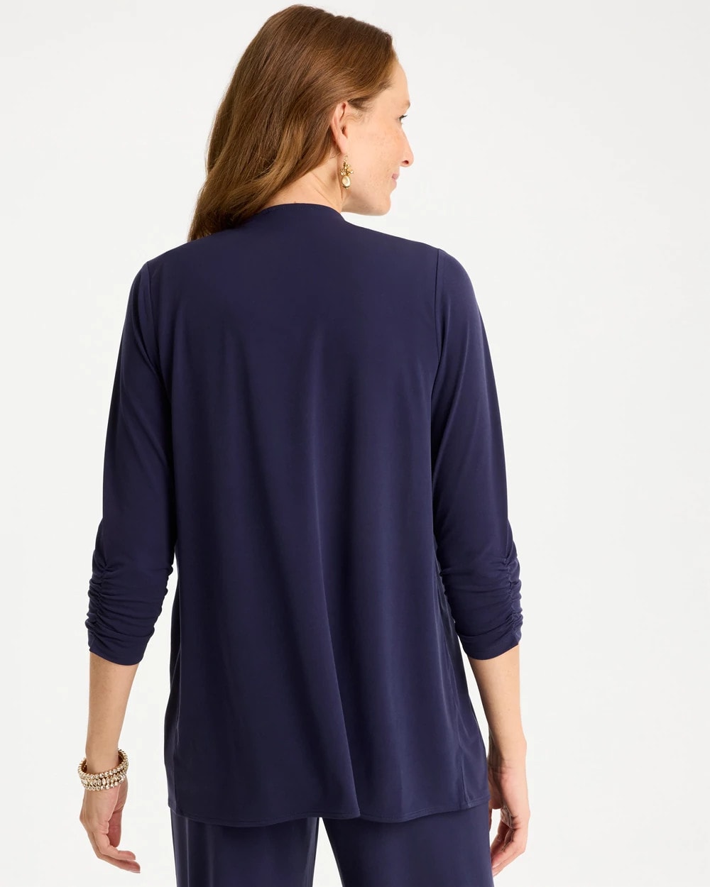 Chico's Sale - Travelers™ Knit Fly Away Cardigan Passport Blue