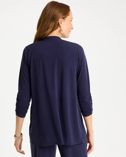 Chico's Sale - Travelers™ Knit Fly Away Cardigan Passport Blue