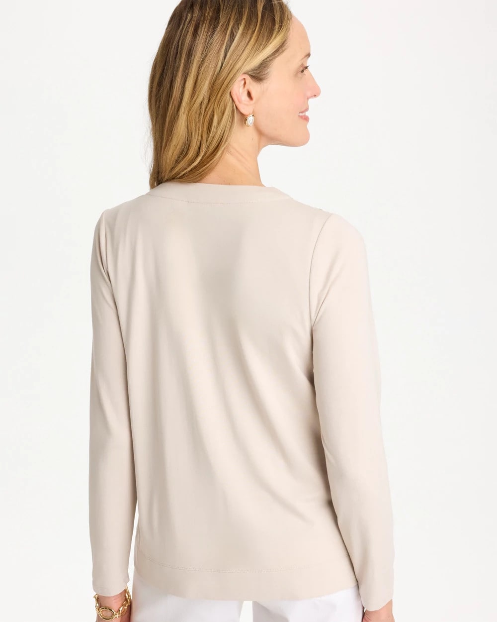 Chico's Trending - Knit Sequin Cardigan Smokey Taupe