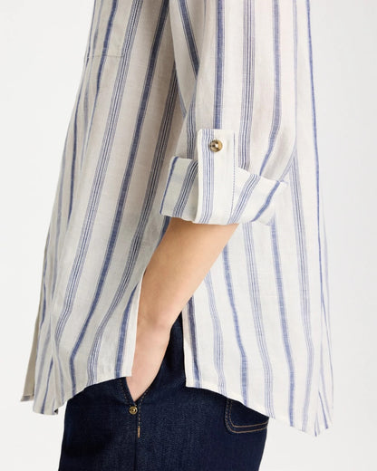 Chico's Customer Favorite - Linen-Cotton Utility Tunic Indigo