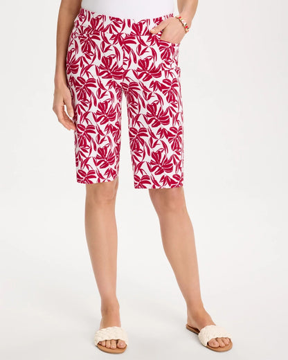 Chico's Sale - Bora Bliss Brigitte™ Slim Shorts Cherry Lush