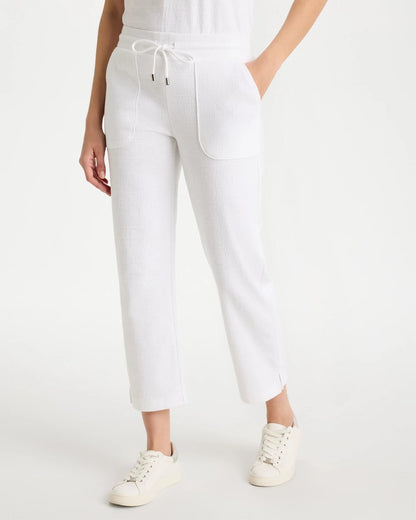 Chico's Essential - Zenergy® Crosshatch Knit Cropped Pants Alabaster