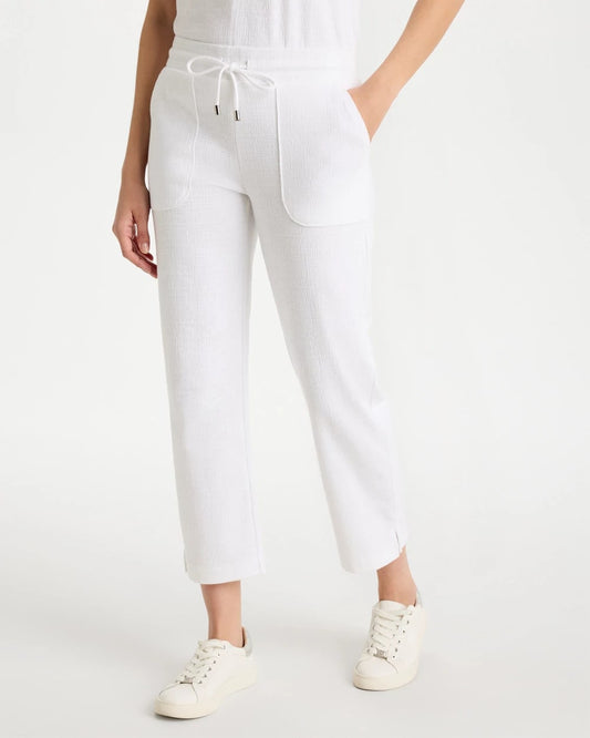 Chico's Essential - Zenergy® Crosshatch Knit Cropped Pants Alabaster