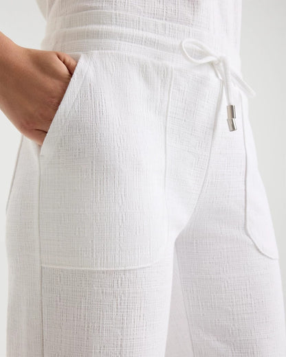 Chico's Essential - Zenergy® Crosshatch Knit Cropped Pants Alabaster