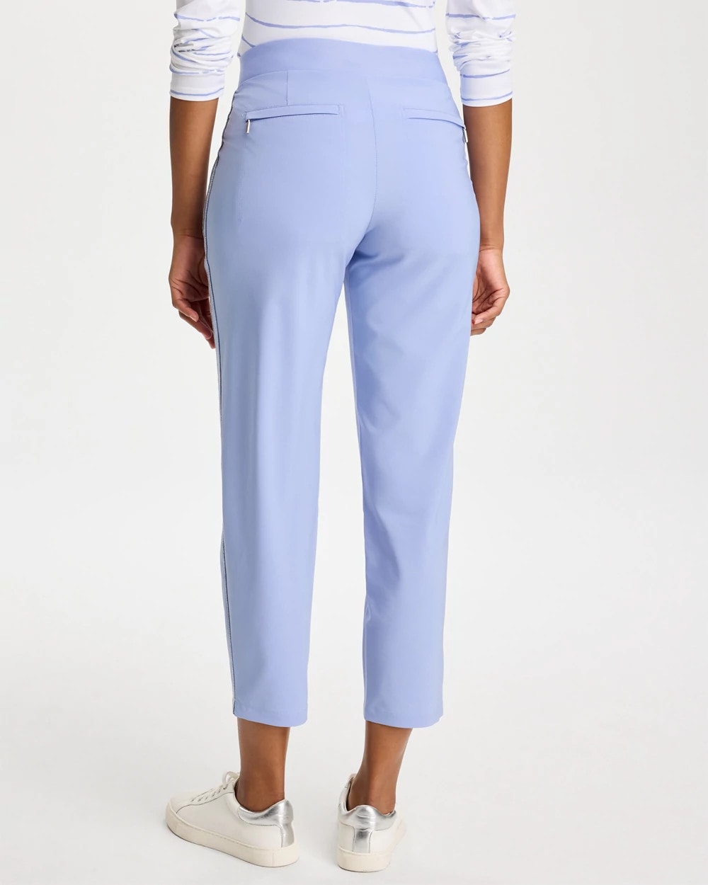 Chico's Customer Favorite - Zenergy® UPF Caviar Crop Pants Blue Muse